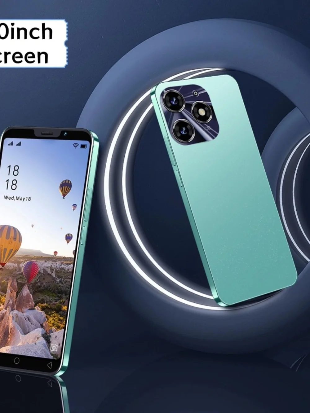 3G Mobile Phone, 5.0'' Screen, Android 9.0 OS,16GB ROM (SD to 128GB), Dual SIM D